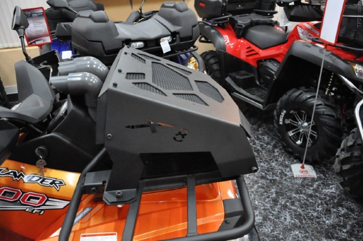 Вынос радиатора на CFMOTO Х8